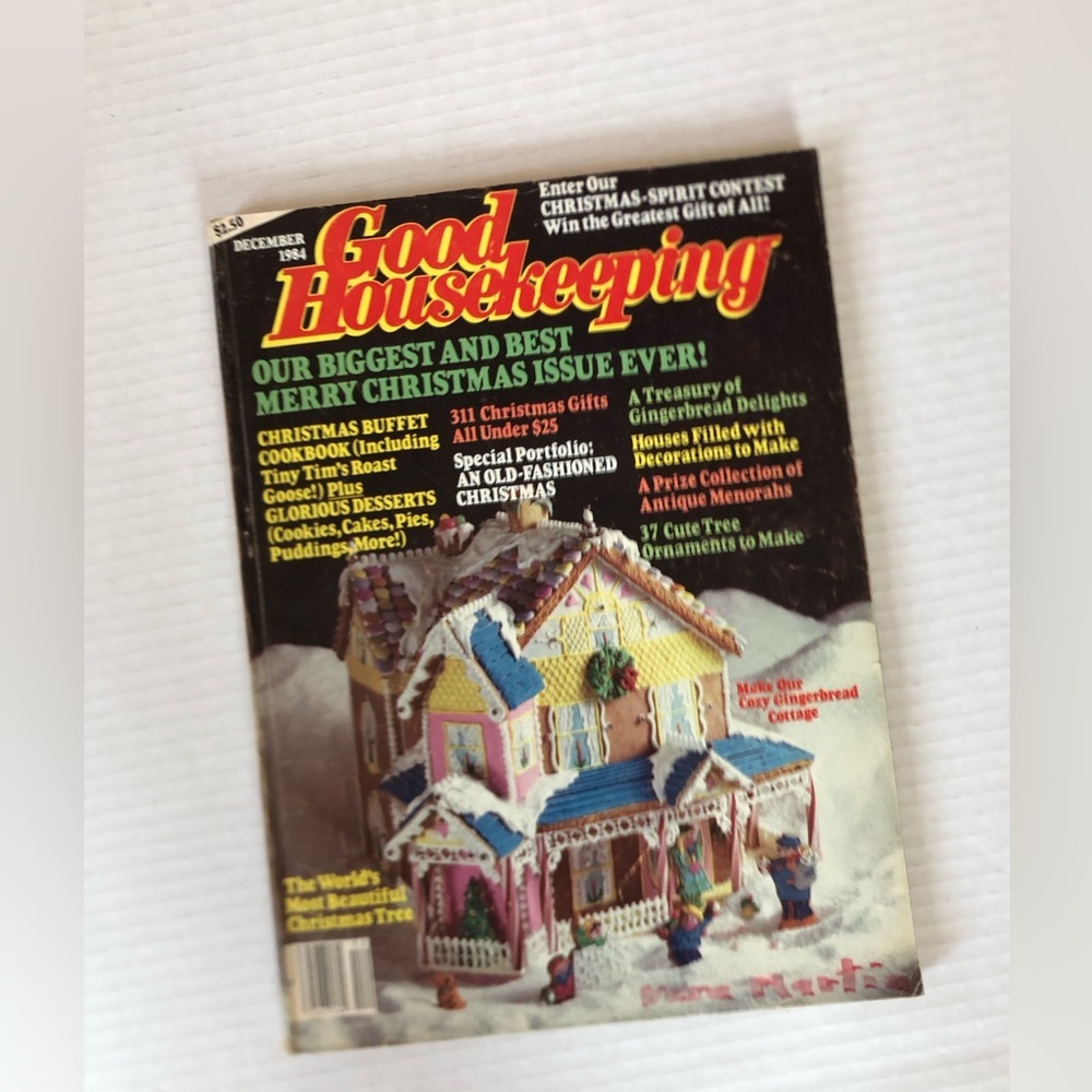 Vtg Good Housekeeping Magazine - December 1984